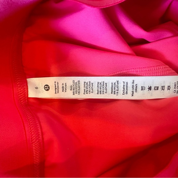 NWT Lululemon Court Rival HR Skirt Long SZ 6 - Picture 7 of 12